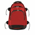 Champion Sports 13 x 20 x 10 in. Deluxe All Purpose Backpack, Red CH56067